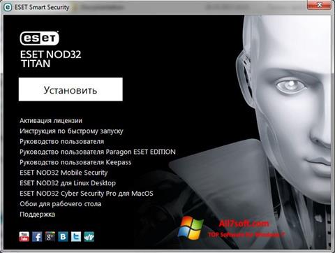 Ekraanipilt ESET NOD32 Titan Windows 7