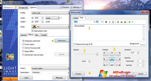 Ekraanipilt Light Image Resizer Windows 7