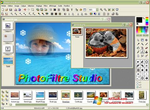 Ekraanipilt PhotoFiltre Windows 7