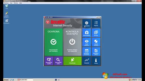 Ekraanipilt ArcaVir Windows 7
