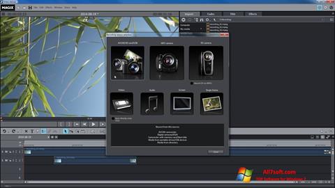 Ekraanipilt MAGIX Movie Edit Pro Windows 7