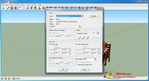 Ekraanipilt SketchUp Make Windows 7