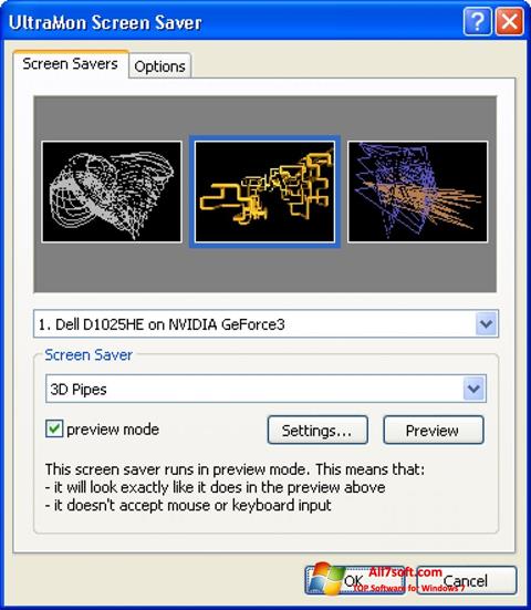Ekraanipilt UltraMon Windows 7