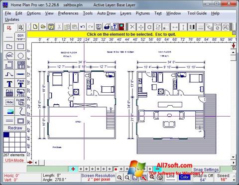 Ekraanipilt Home Plan Pro Windows 7
