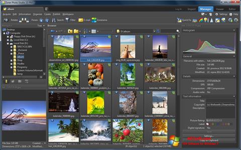 Ekraanipilt Zoner Photo Studio Windows 7