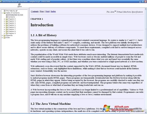 Ekraanipilt Java Virtual Machine Windows 7