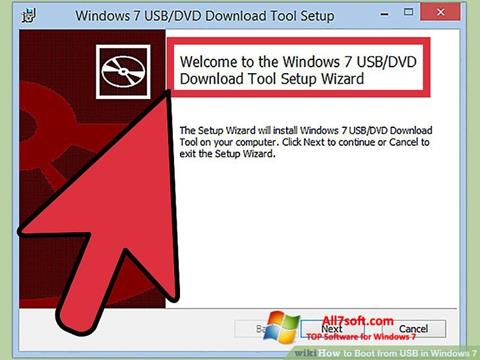 Ekraanipilt Windows 7 USB DVD Download Tool Windows 7