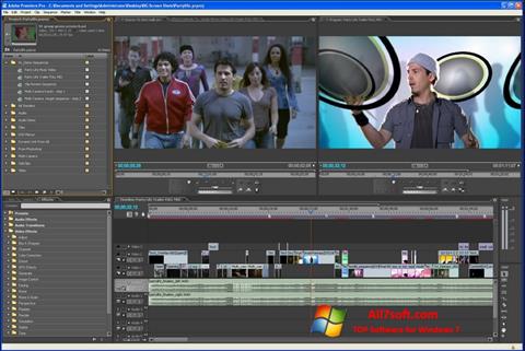 Ekraanipilt Adobe Premiere Pro Windows 7