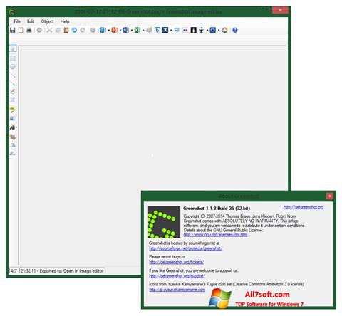 Ekraanipilt Greenshot Windows 7