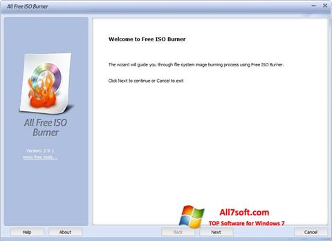 Ekraanipilt ISO Burner Windows 7