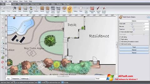 Ekraanipilt Realtime Landscaping Architect Windows 7