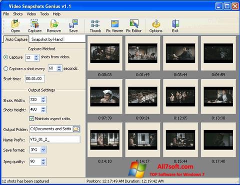 Ekraanipilt SnapShot Windows 7