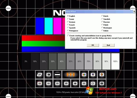 Ekraanipilt Nokia Monitor Test Windows 7