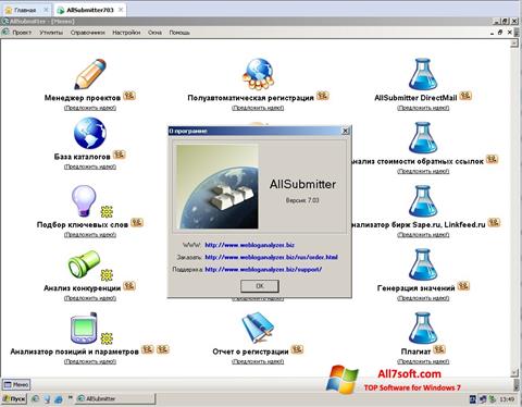 Ekraanipilt AllSubmitter Windows 7
