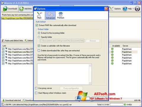 Ekraanipilt Mipony Windows 7