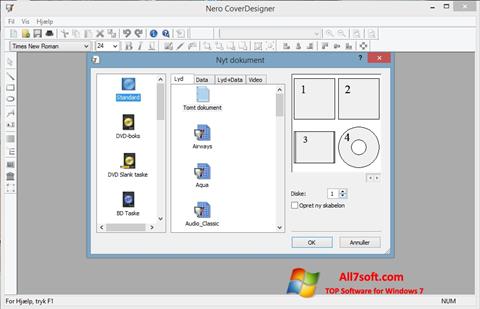 Ekraanipilt Nero Cover Designer Windows 7