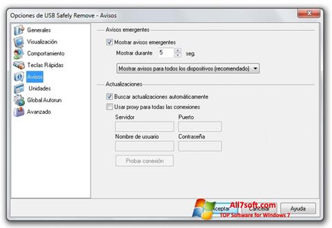 Ekraanipilt USB Safely Remove Windows 7