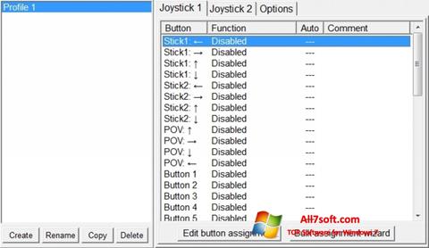 Ekraanipilt JoyToKey Windows 7