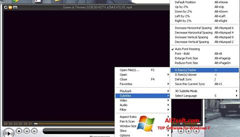 Ekraanipilt GOM Player Windows 7