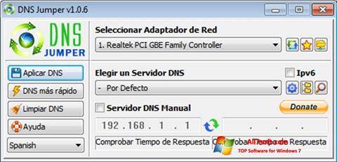 Ekraanipilt DNS Jumper Windows 7