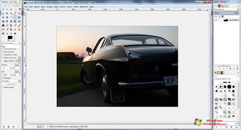 Ekraanipilt GIMP Windows 7