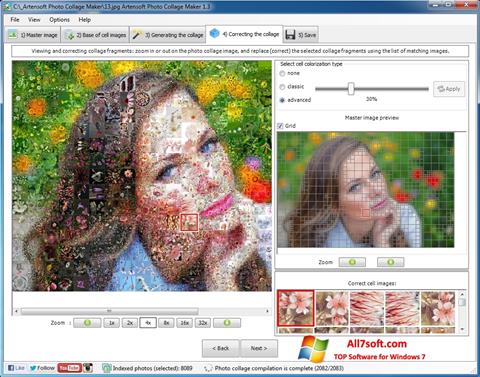 Ekraanipilt Photo Collage Maker Windows 7