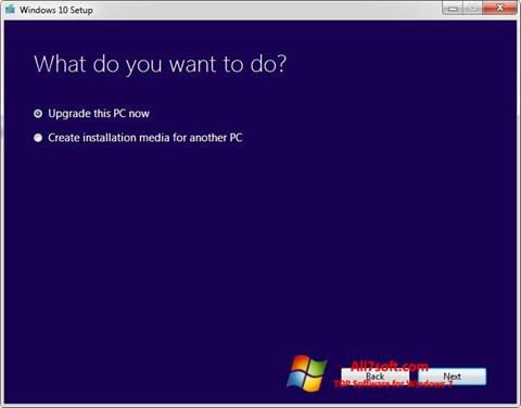 Ekraanipilt Media Creation Tool Windows 7