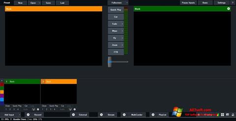 Ekraanipilt vMix Windows 7