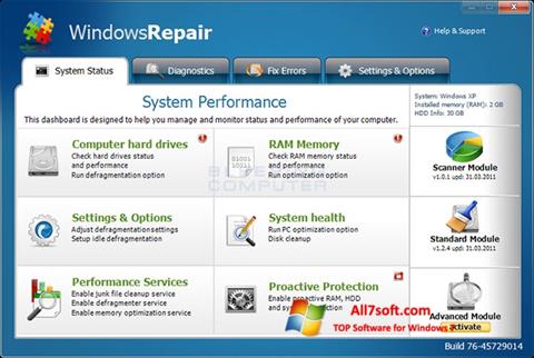 Ekraanipilt Windows Repair Windows 7