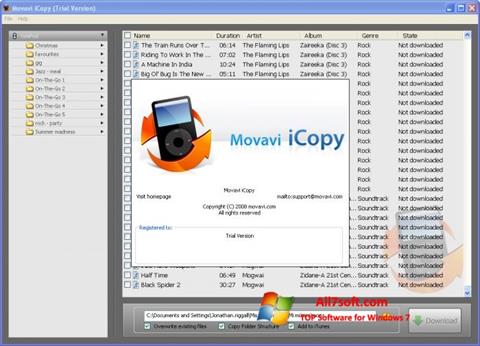 Ekraanipilt iCopy Windows 7
