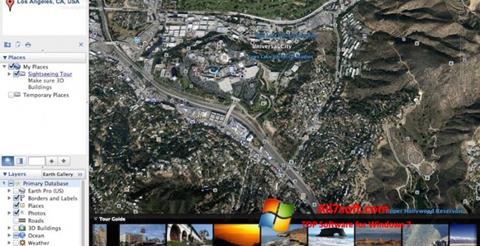 Ekraanipilt Google Earth Pro Windows 7