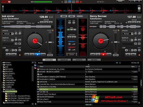 Ekraanipilt Virtual DJ Pro Windows 7
