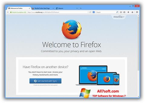 Ekraanipilt Mozilla Firefox Offline Installer Windows 7