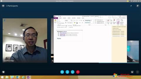 Ekraanipilt Skype for Business Windows 7