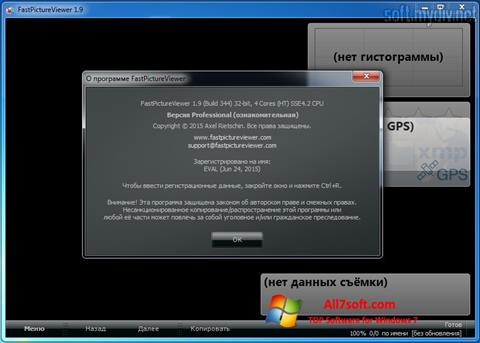 Ekraanipilt FastPictureViewer Windows 7