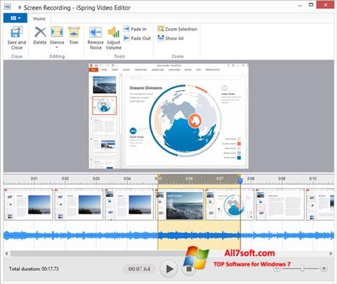 Ekraanipilt iSpring Free Windows 7