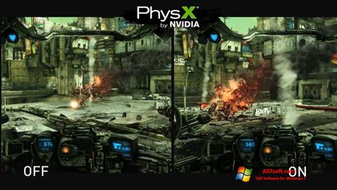 Ekraanipilt NVIDIA PhysX Windows 7