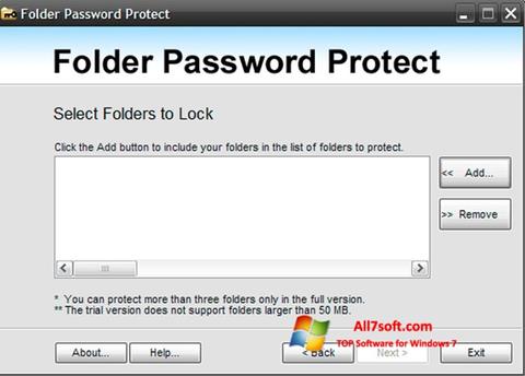 Ekraanipilt Password Protect USB Windows 7