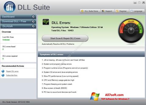 Ekraanipilt DLL Suite Windows 7