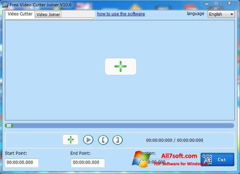 Ekraanipilt Free Video Cutter Windows 7