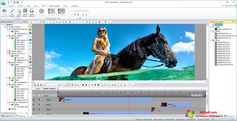 Ekraanipilt VSDC Free Video Editor Windows 7